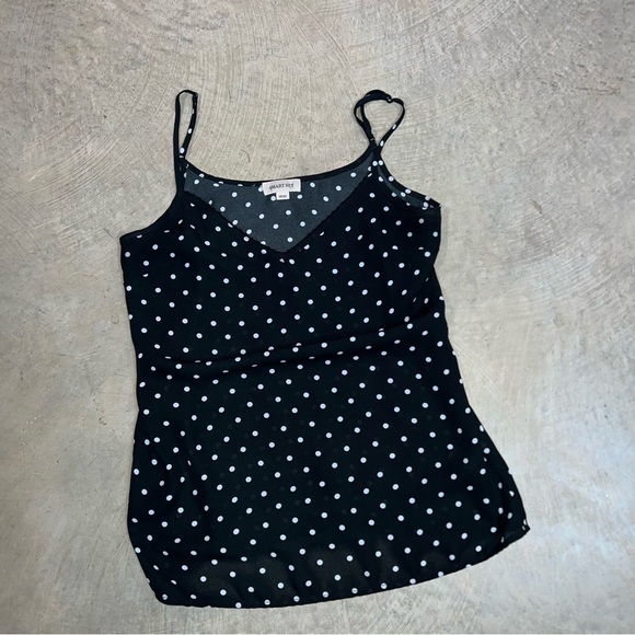 Tops - ⚡️ Smart Set Size XS Black with White Polka Dot